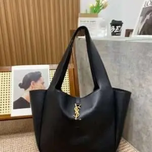 Replica Saint Laurent YSL Bea Leather Large Shopper Shoulder Bag
