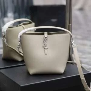 Replica Saint Laurent YSL Calfskin Le 37 Bucket Bag