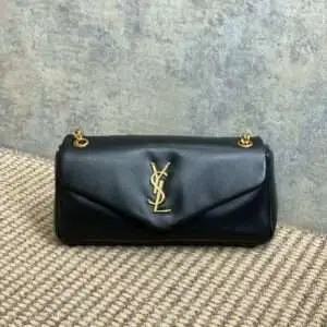 Replica Saint Laurent YSL Calypso Lambskin leather shoulder bag