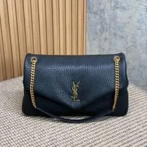 Replica Saint Laurent YSL Calypso Large Shoulder Bag Black