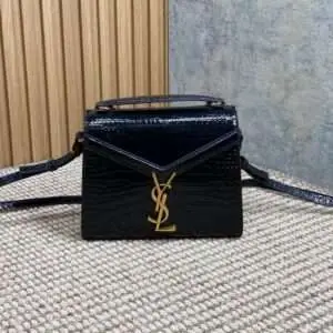 Replica Saint Laurent YSL Cassandra Top Handle leather crossbody bag