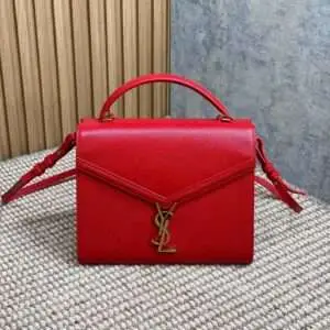 Replica Saint Laurent YSL Cassandra Top Handle leather crossbody bag