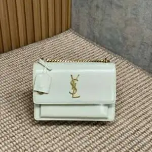 Replica Saint Laurent YSL Calfskin Sunset Shoulder Bag