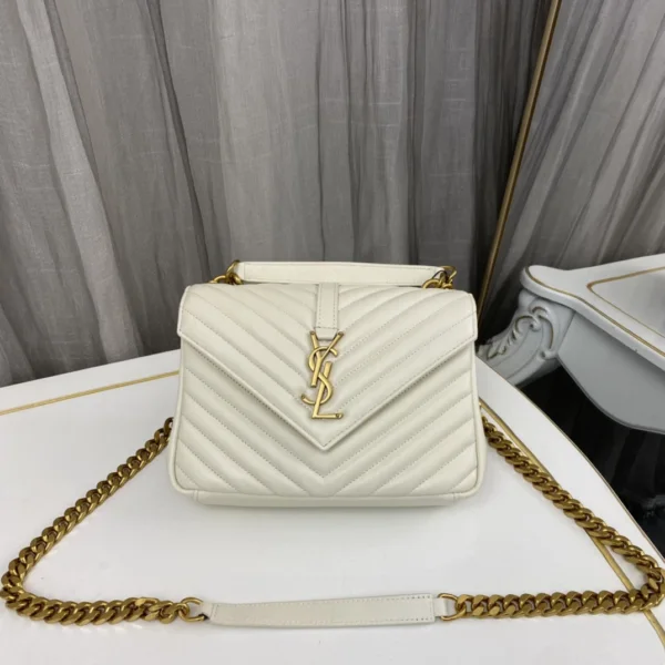 Saint Laurent Medium College Leather Cross Body Bag