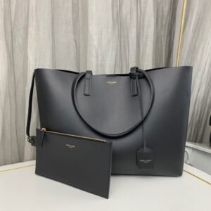 SAINT LAURENT East West grained leather tote