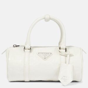 Mini leather tote bag