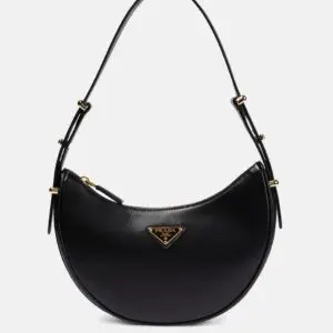 Arqué leather shoulder bag