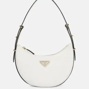 Arqué leather shoulder bag
