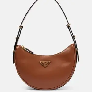 Arqué leather shoulder bag