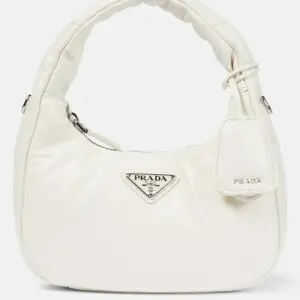 Mini leather tote bag