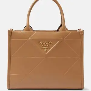 Symbole Mini leather tote bag