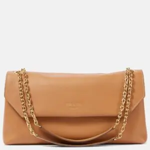Medium leather shoulder bag