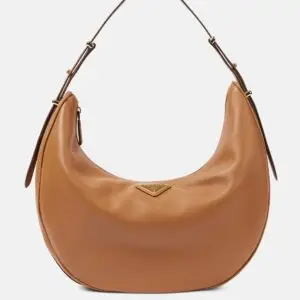 Large leather shoulder bag