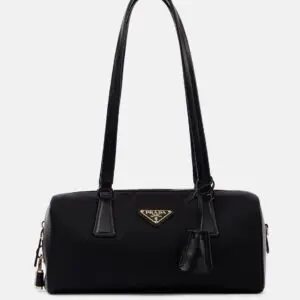 Re-Nylon Medium leather tote bag