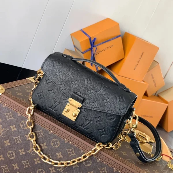 Louis Vuitton Pochette Métis Monogram Empreinte Leather