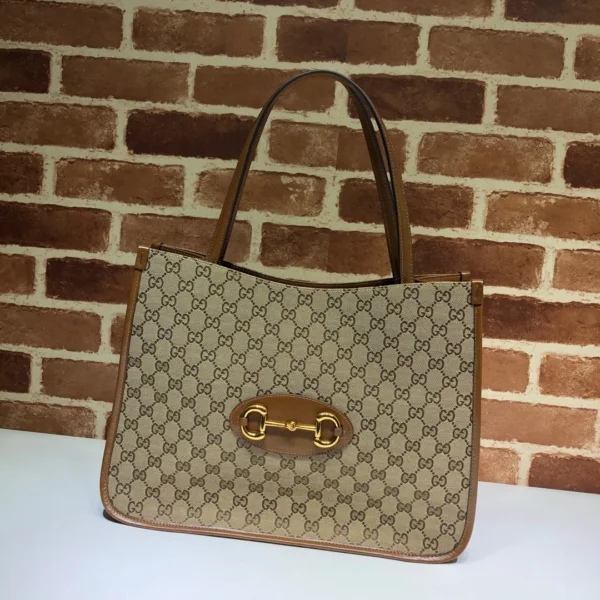 Gucci Horsebit 1955 GG Supreme Canvas Leather