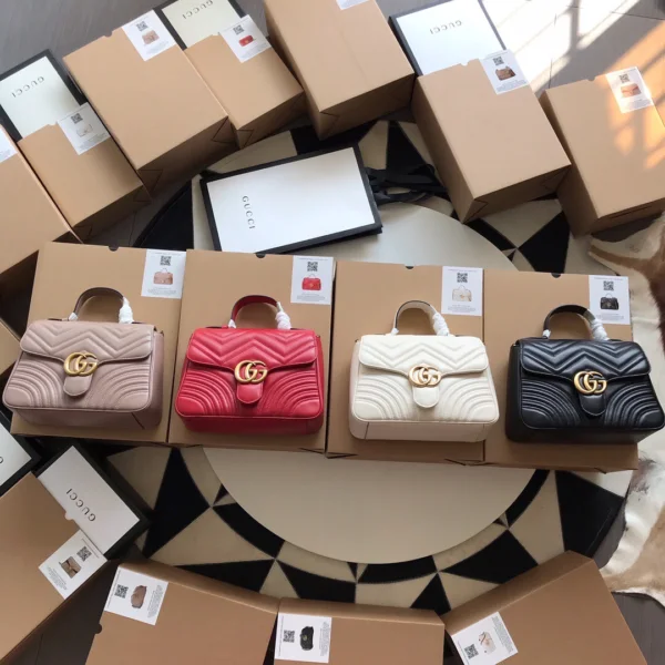 GG Marmont Small Top Handle Bag