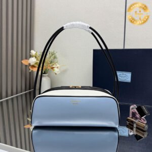 Prada blue leather handbag TT557