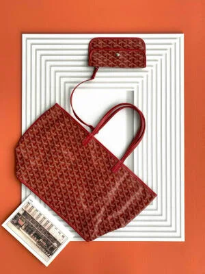 Goyard Red Anjou GM Tote bag