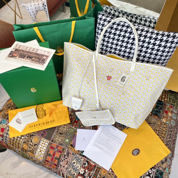 Goyard limited edition Saint Louis Claire-Voie GM Bag /Tote - Yellow