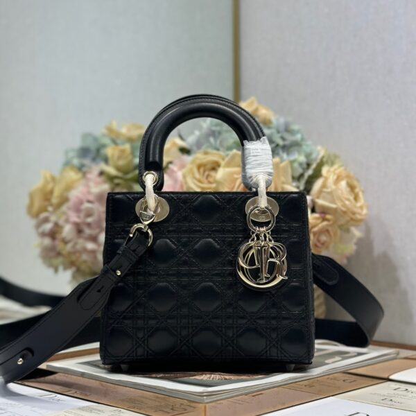 Dior Lady Small Black Handbag