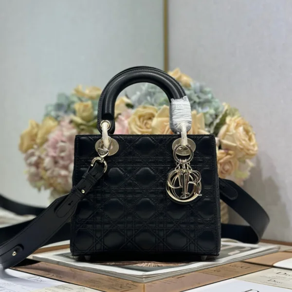 Dior Lady Small Black Handbag