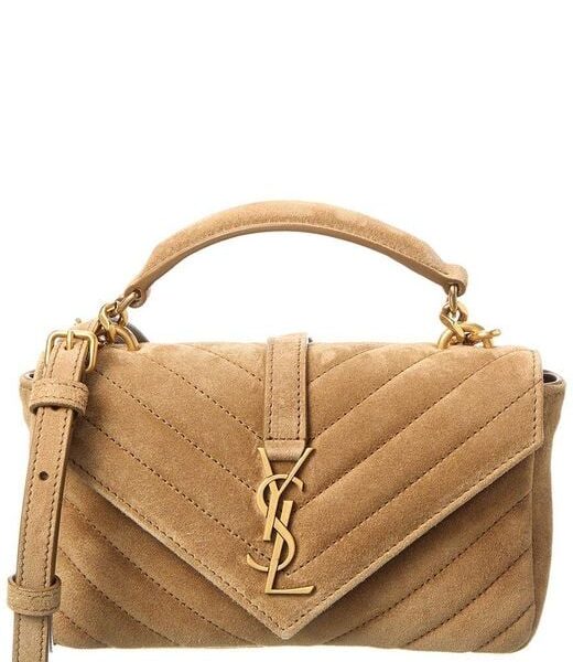 Saint Laurent Women's Brown Mini Suede
