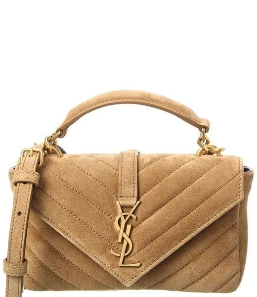 Saint Laurent Women's Brown Mini Suede