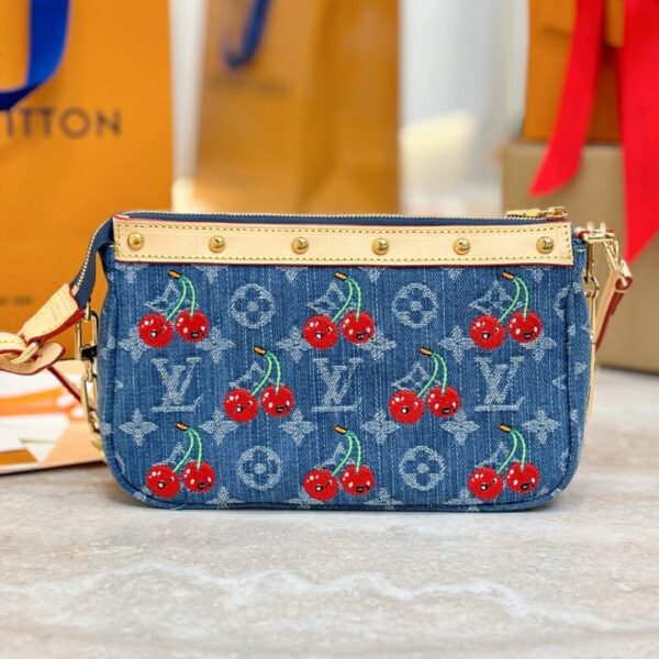 Louis Vuitton x Takashi Murakami Cherry Pochette Accessoires Bag