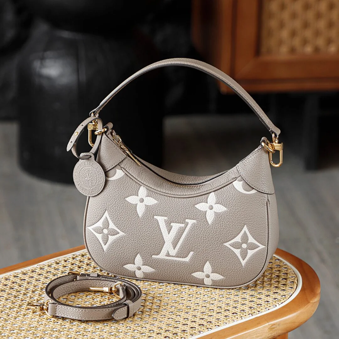 Louis Vuitton Bagatelle Bicolor Monogram Empreinte Shoulder Bag