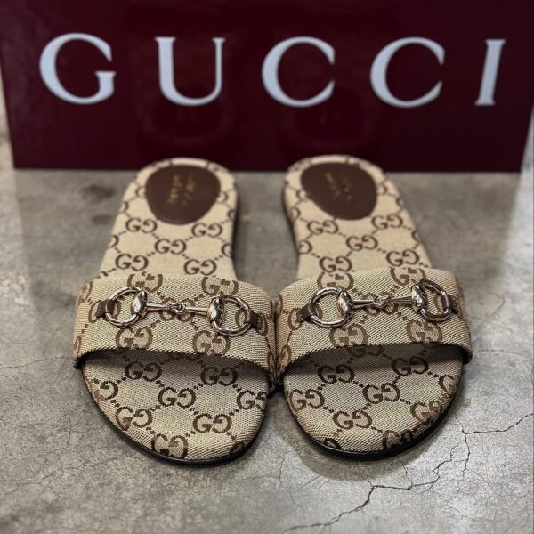 Gucci Siaga Horsebit Slide Sandals