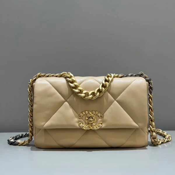 Chanel 19 Bag Small Beige
