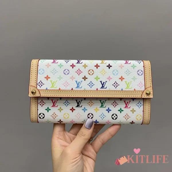 Louis Vuitton Takashi Murakami White Monogram Multicolor Sarah