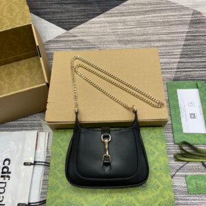 JACKIE NOTTE MINI BAG 19 IN BLACK GOLD HARDWARE