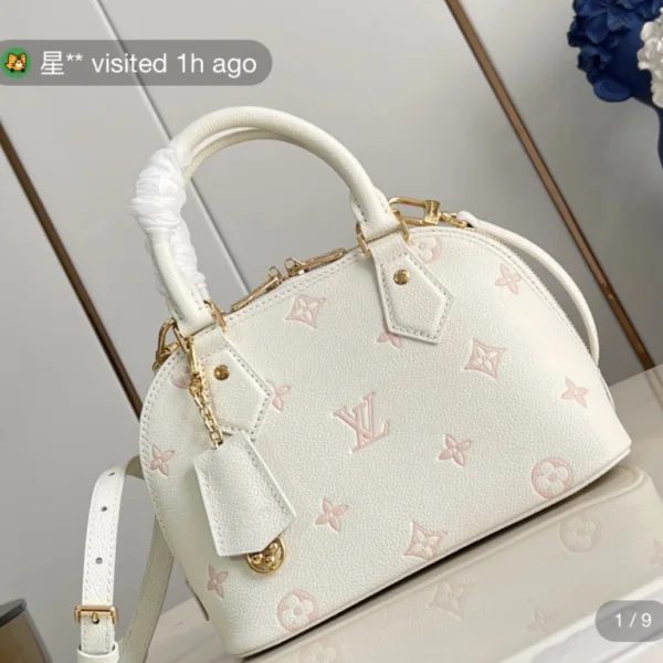 Louis Vuitton Alma BB bag in Milky White