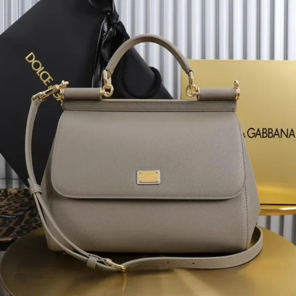 Dolce & Gabbana Small Sicily handbag in dauphine calfskin
