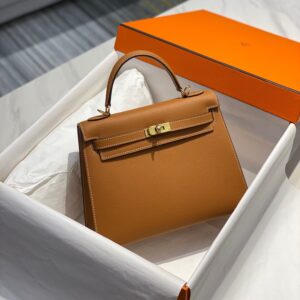 HERMES KELLY 25CM IN GOLD EPSOM GOLD HARDWARE