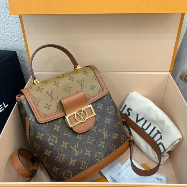 Louis Vuitton Dauphine Monogram Reverse PM backpack