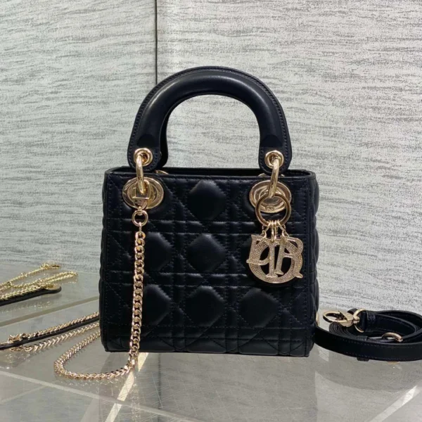 Christian Dior Mini Lady Dior bag in Black