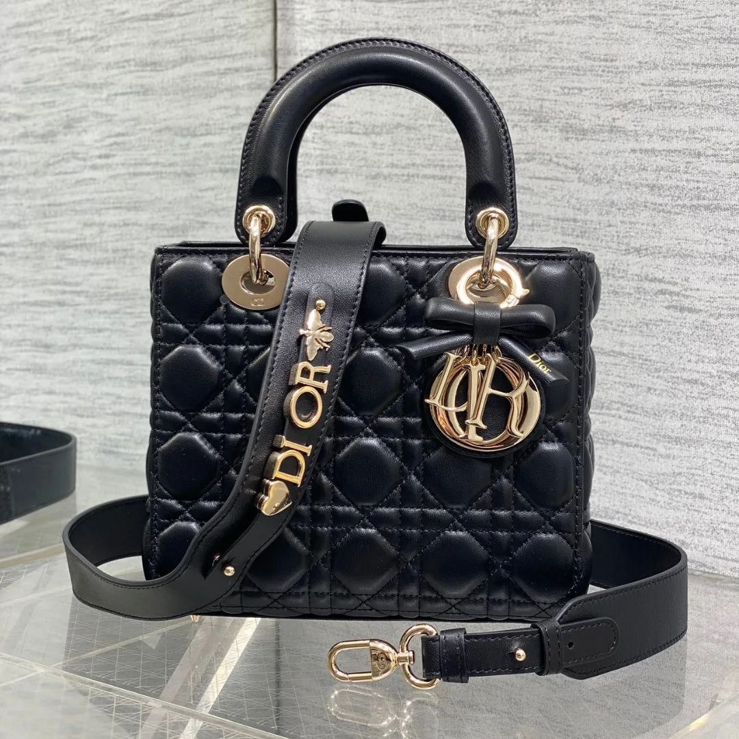 Dior Small Lady Dior My ABCDior Bag in black