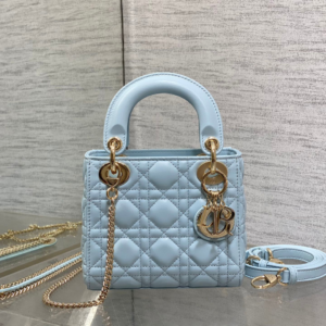 Dior Mini Lady Dior Bag in Ice Blue