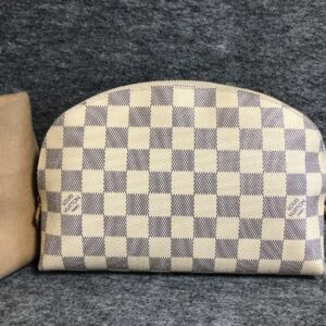 Louis Vuitton Damier Azur cosmetic pouch GM size