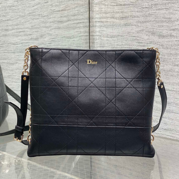 Dior Trianon bag in Black Gold Hardware