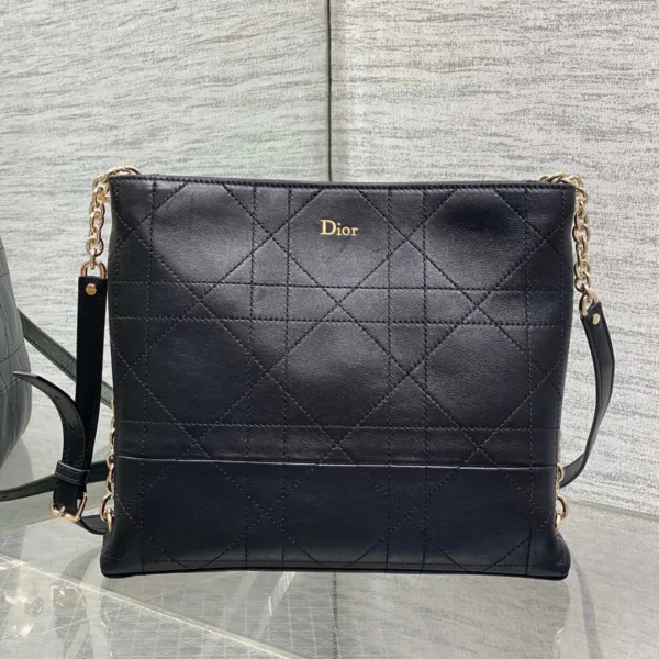 Dior Trianon bag in Black Gold Hardware