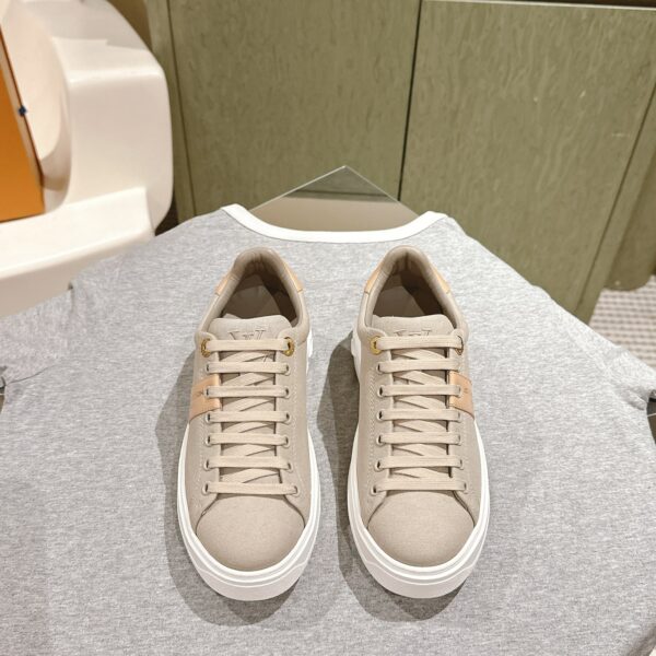 LV Women Beige Canvas Sneakers