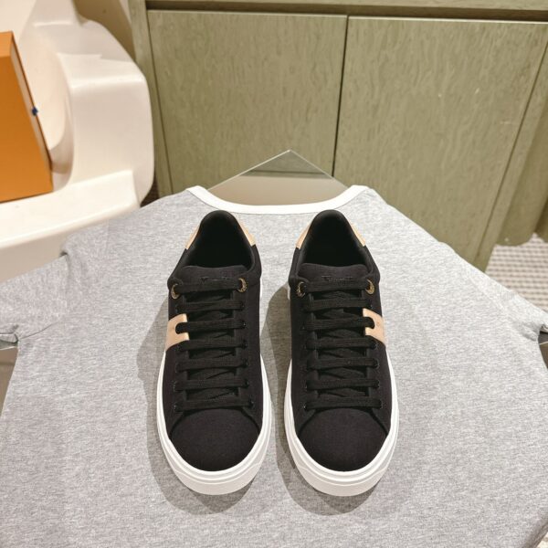 LV Women Black Canvas Sneakers