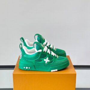 LV Men Green Mesh Sneakers