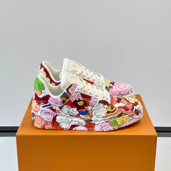 LV Men Multicolor Leather Sneakers