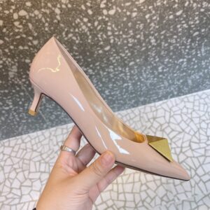 Valentino Women Nude Patent Leather Heels