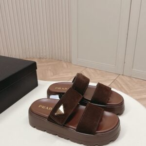 Prada Nubuck Slides
